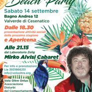 Volo Oltre Beach Party – 14 settembre 2019
